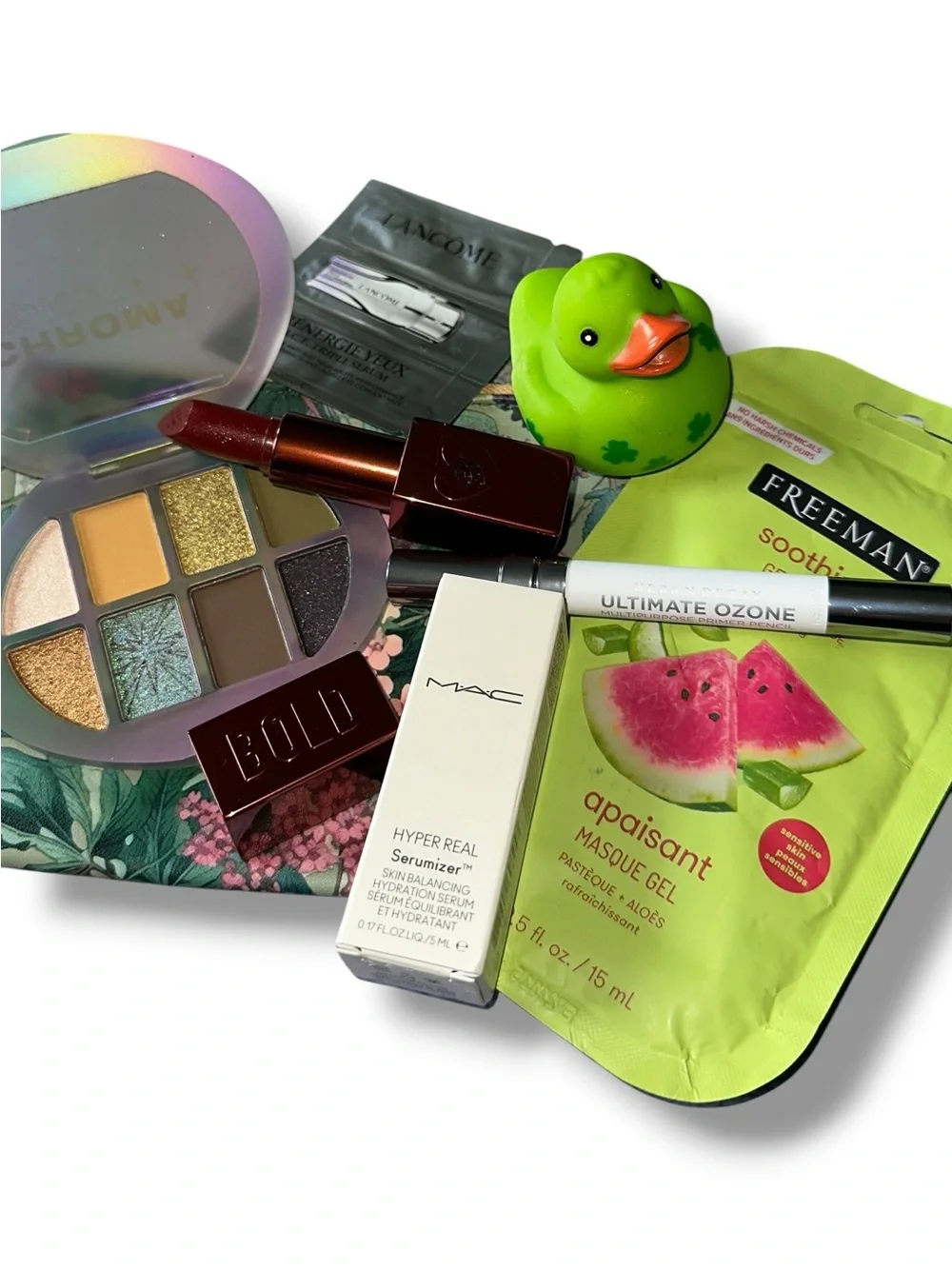 ✨ IPSY GREEN GOODIES Bag Too Faced, Urban Decay, MAC, Urban Decay✨MORE! Travel